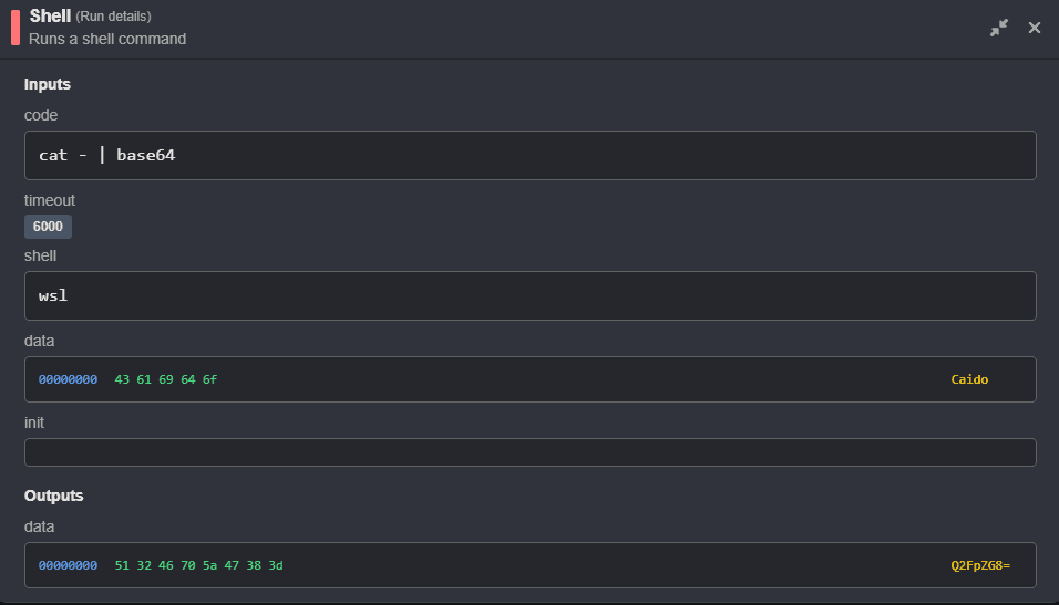 Base64 encoding.